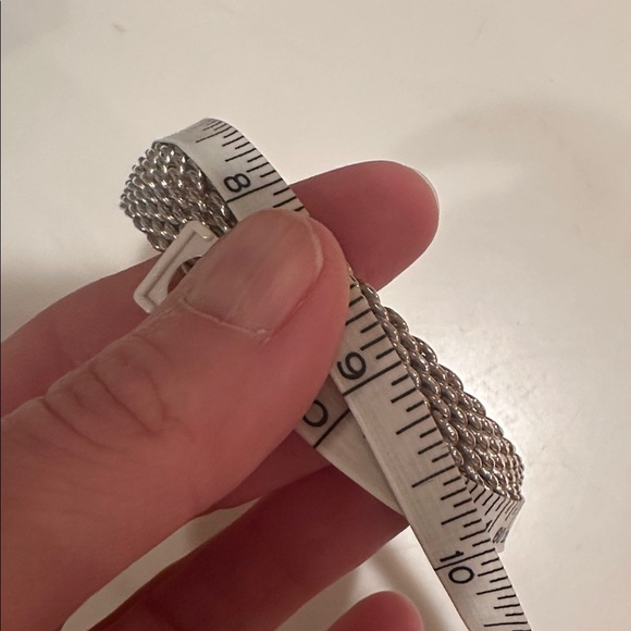 Tiffany and Co Somerset sterling silver Mesh bracelet